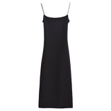 Sukienka midi satynowa z dekoltem cowl neck dla kobiet