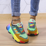 Kolorowe sneakersy z kontrastowymi detalami dla kobiet