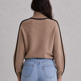 Sweter damski z golfem z wełny merino