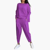 Zestaw damski z bluzką oversize