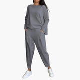 Zestaw damski z bluzką oversize