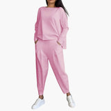 Zestaw damski z bluzką oversize