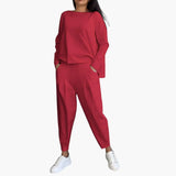 Zestaw damski z bluzką oversize