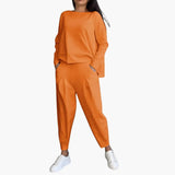 Zestaw damski z bluzką oversize