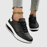 Sneakersy damskie sznurowane na lekkiej podeszwie dla kobiet