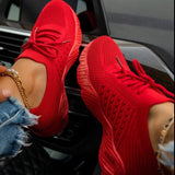 Sneakersy damskie dziane sportowe buty dla kobiet