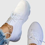 Sneakersy damskie dziane sportowe buty dla kobiet