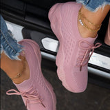 Sneakersy damskie dziane sportowe buty dla kobiet